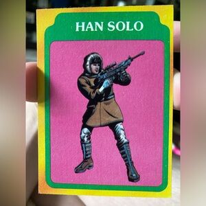 Star Wars Empire Strikes Back cards. Han Solo, Princess Leia, Darth Vader, C-3PO